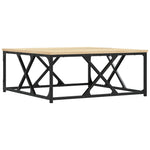 Coffee Table Sonoma Oak 70x70x30 cm Engineered Wood - Bargainia.com - 
