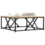 Coffee Table Sonoma Oak 70x70x30 cm Engineered Wood - Bargainia.com - 