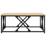 Coffee Table Sonoma Oak 70x70x30 cm Engineered Wood - Bargainia.com - 
