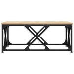 Coffee Table Sonoma Oak 70x70x30 cm Engineered Wood - Bargainia.com - 