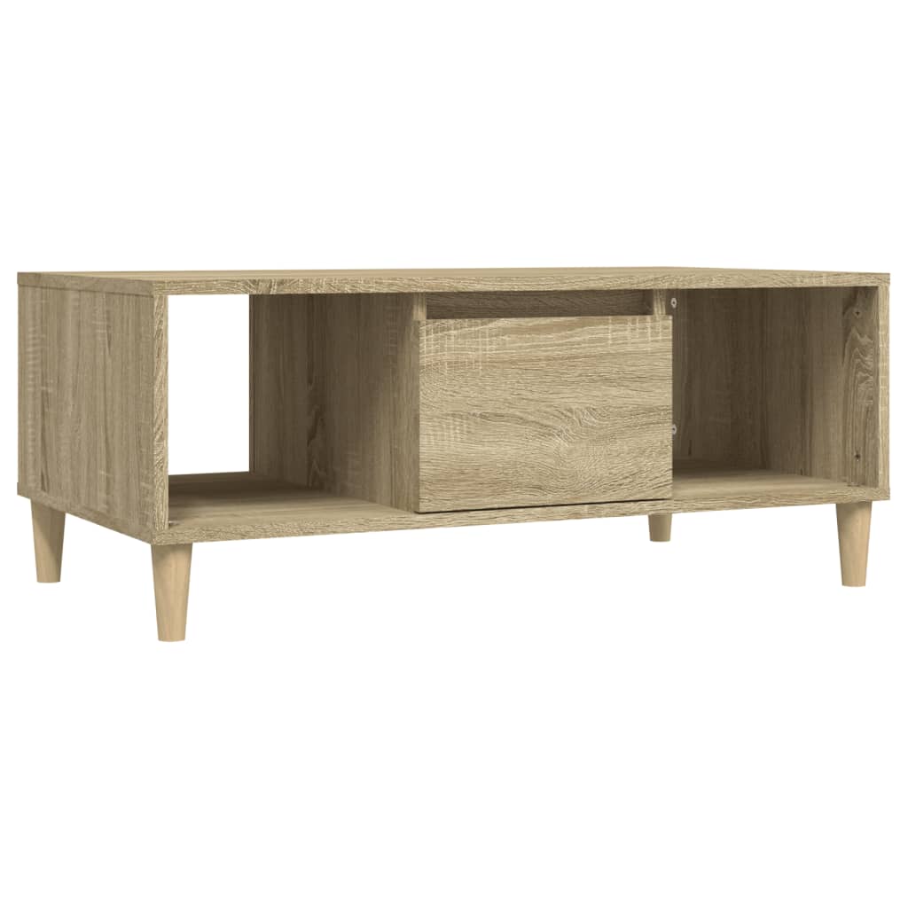 Coffee Table Sonoma Oak 90x50x36,5 cm Engineered Wood - Bargainia.com - 