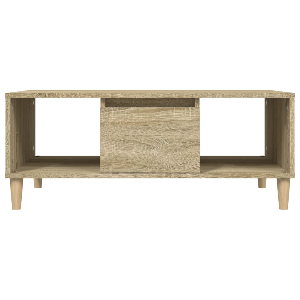 Coffee Table Sonoma Oak 90x50x36,5 cm Engineered Wood - Bargainia.com - 