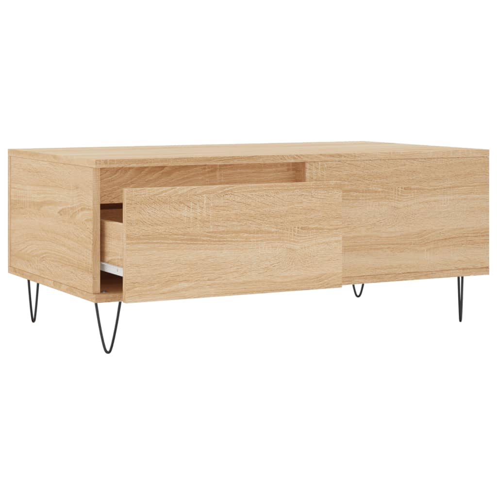 Coffee Table Sonoma Oak 90x50x36.5 cm Engineered Wood - Bargainia.com - 8720845872502 - 830807