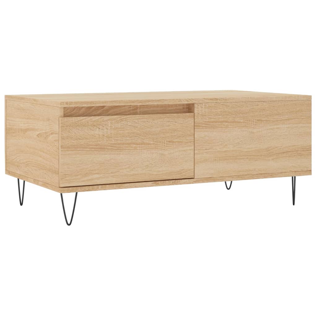 Coffee Table Sonoma Oak 90x50x36.5 cm Engineered Wood - Bargainia.com - 8720845872502 - 830807