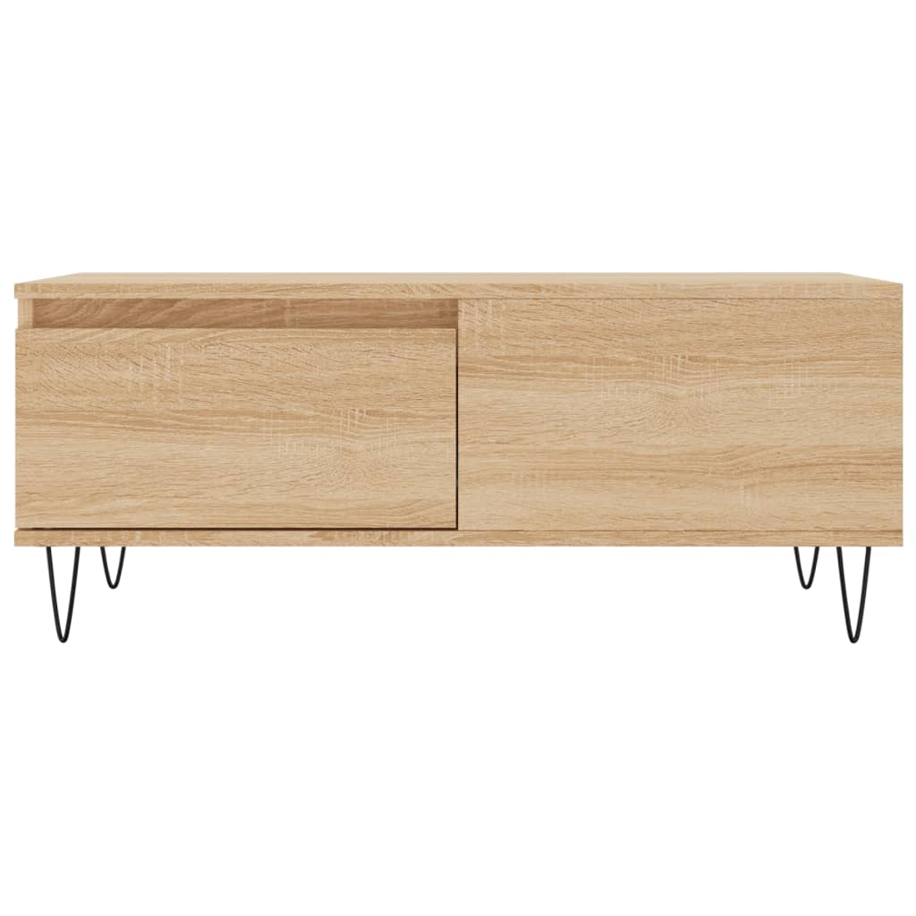 Coffee Table Sonoma Oak 90x50x36.5 cm Engineered Wood - Bargainia.com - 8720845872502 - 830807