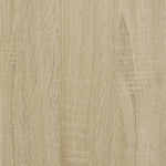 Coffee Table Sonoma Oak 90x57x35 cm Engineered Wood and Metal - Bargainia.com - 