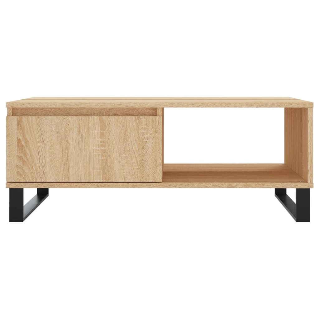 Coffee Table Sonoma Oak 90x60x35 cm Engineered Wood - Bargainia.com - 