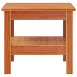 Coffee Table Wax Brown 45x45x40 cm Solid Wood Pine - Bargainia.com - 