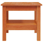 Coffee Table Wax Brown 45x45x40 cm Solid Wood Pine - Bargainia.com - 