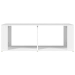 Coffee Table White 100x50x36 cm Engineered Wood - Bargainia.com - 