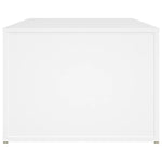 Coffee Table White 100x50x36 cm Engineered Wood - Bargainia.com - 