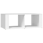 Coffee Table White 100x50x36 cm Engineered Wood - Bargainia.com - 