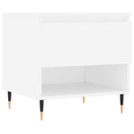 Coffee Table White 50x46x50 cm Engineered Wood - Bargainia.com - 