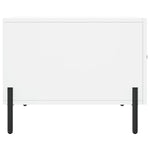 Coffee Table White 50x50x40 cm Engineered Wood - Bargainia.com - 