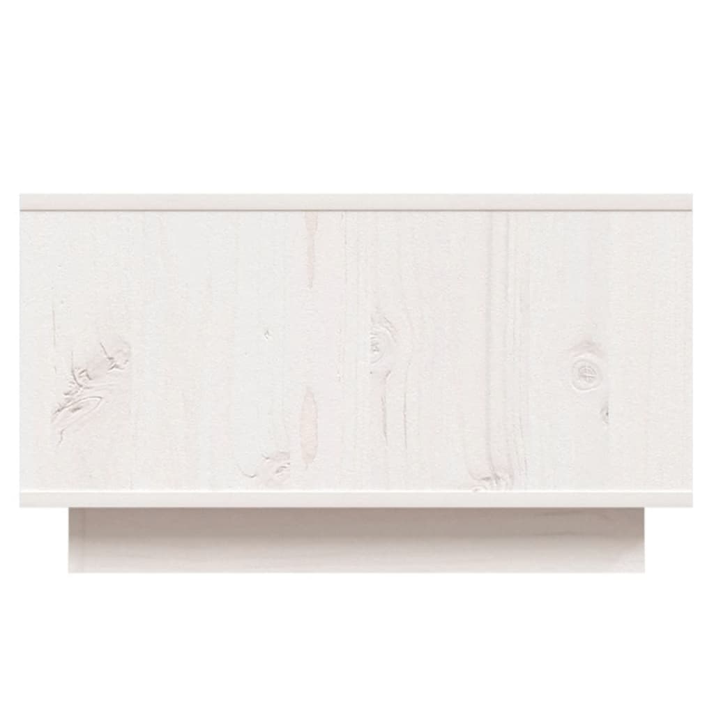 Coffee Table White 55x56x32 cm Solid Wood Pine - Bargainia.com - 8720286842324 - 813406
