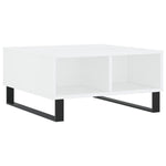 Coffee Table White 60x60x30 cm Engineered Wood - Bargainia.com - 