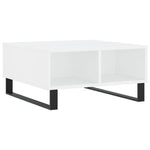 Coffee Table White 60x60x30 cm Engineered Wood - Bargainia.com - 