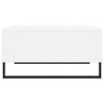 Coffee Table White 60x60x30 cm Engineered Wood - Bargainia.com - 