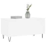 Coffee Table White 90x44.5x45 cm Engineered Wood - Bargainia.com - 