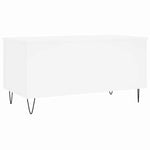 Coffee Table White 90x44.5x45 cm Engineered Wood - Bargainia.com - 