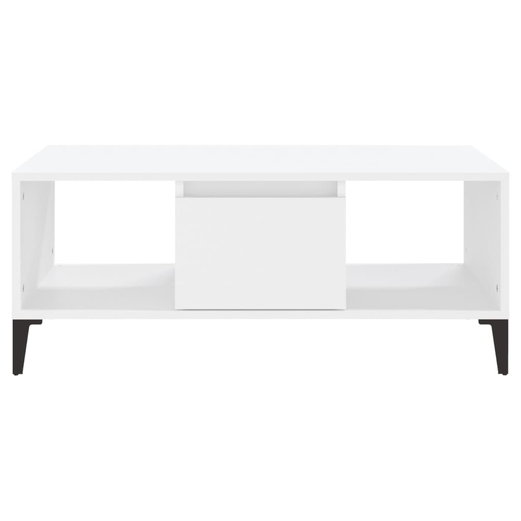 Coffee Table White 90x50x36.5 cm Engineered Wood - Bargainia.com - 8720845670139 - 821068