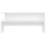Coffee Table White 90x55x42.5 cm Engineered Wood - Bargainia.com - 