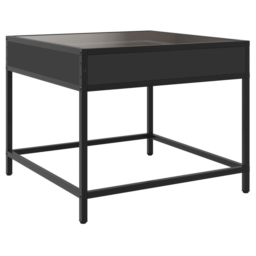 Coffee Table with Infinity LED Black 50x50x41 cm - Bargainia.com - 8721102678547 - 847677