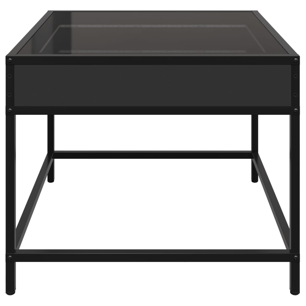Coffee Table with Infinity LED Black 50x50x41 cm - Bargainia.com - 8721102678547 - 847677