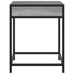Coffee Table with Infinity LED Grey Sonoma 40x40x51 cm - Bargainia.com - 