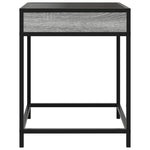 Coffee Table with Infinity LED Grey Sonoma 40x40x51 cm - Bargainia.com - 
