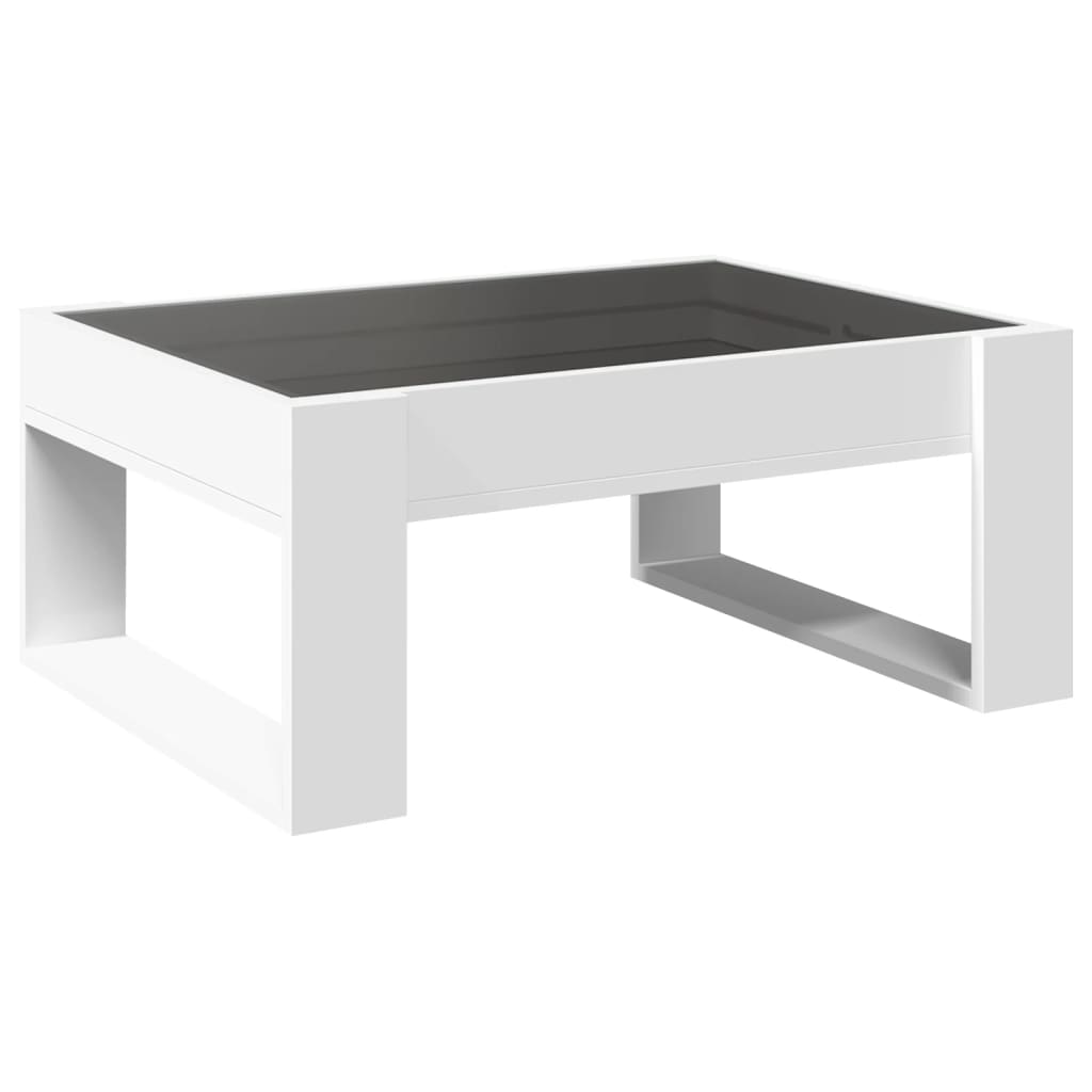 Coffee Table with Infinity LED White 70x53x30 cm - Bargainia.com - 8721102678073 - 847630