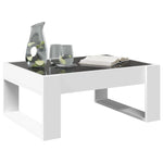 Coffee Table with Infinity LED White 70x53x30 cm - Bargainia.com - 