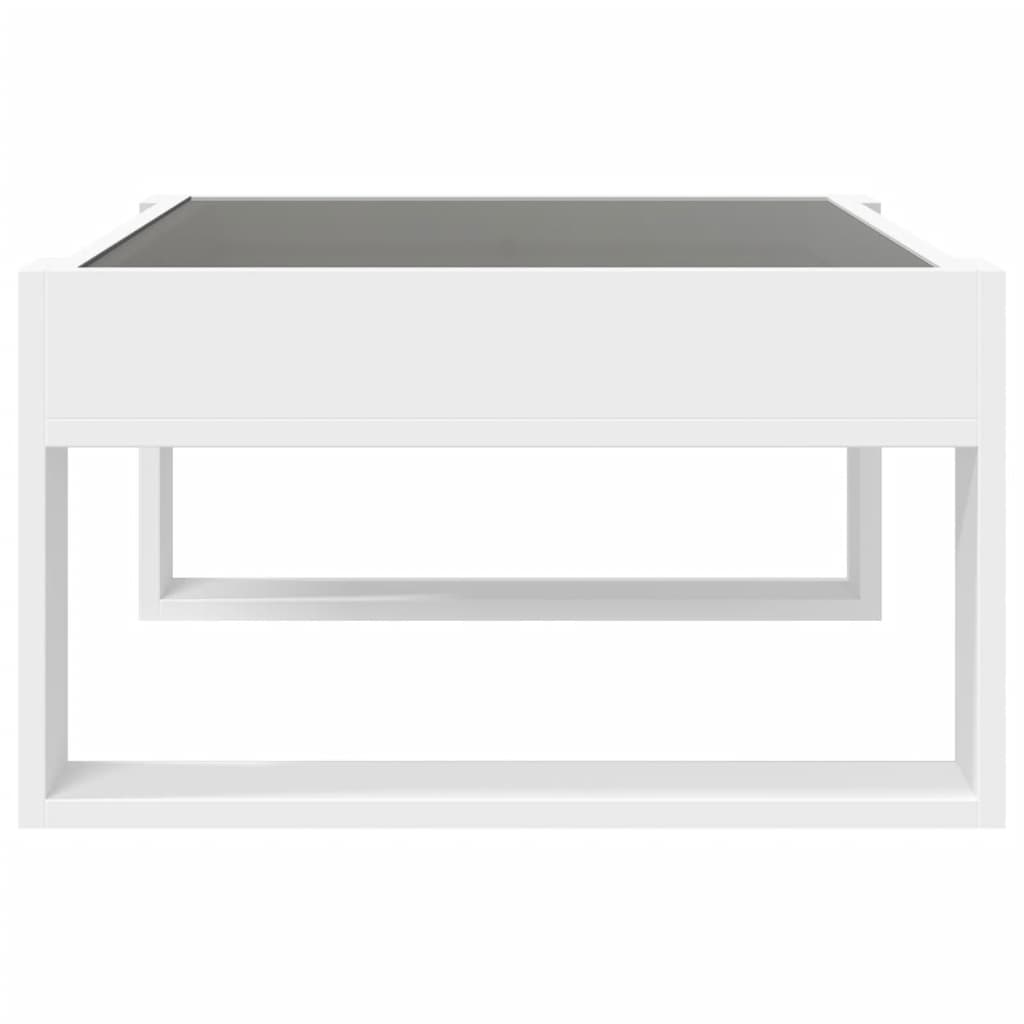 Coffee Table with Infinity LED White 70x53x30 cm - Bargainia.com - 8721102678073 - 847630