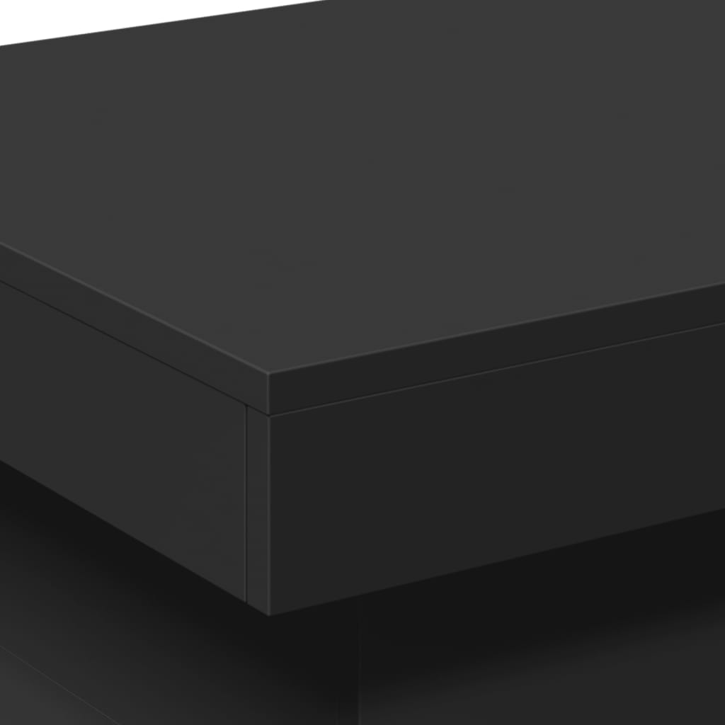 Coffee Table with LED Lights Black 50x50x40 cm - Bargainia.com - 8721012466104 - 839841