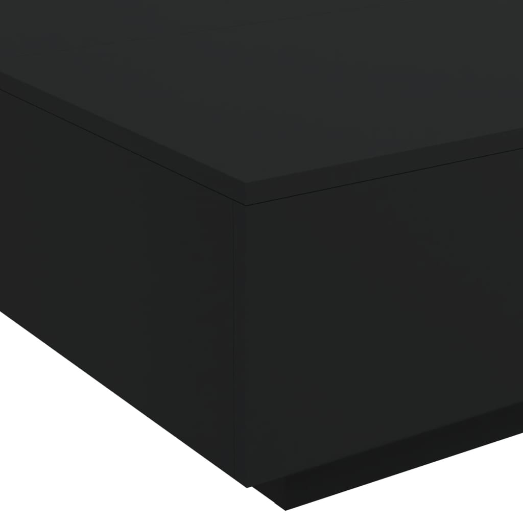 Coffee Table with LED Lights Black 80x80x31 cm - Bargainia.com - 8721012251731 - 836589