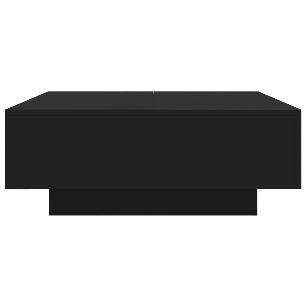 Coffee Table with LED Lights Black 80x80x31 cm - Bargainia.com - 8721012251731 - 836589