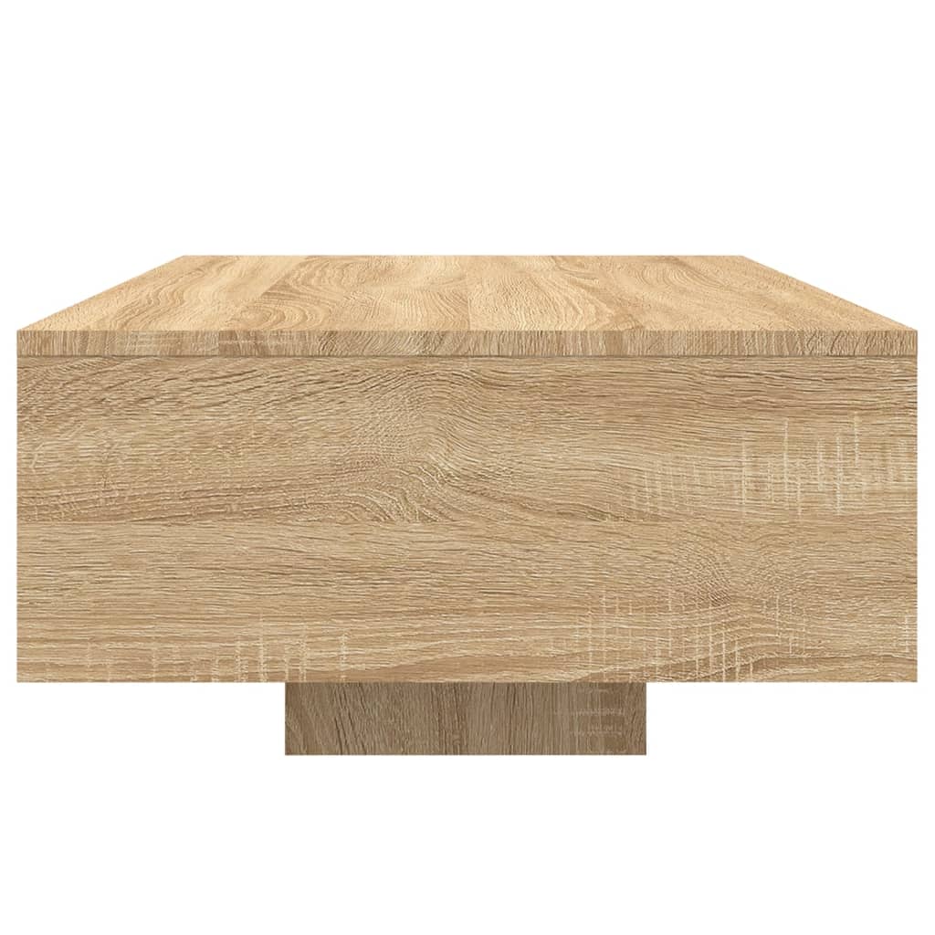 Coffee Table with LED Lights Sonoma Oak 85x55x31 cm - Bargainia.com - 8721012251953 - 836611