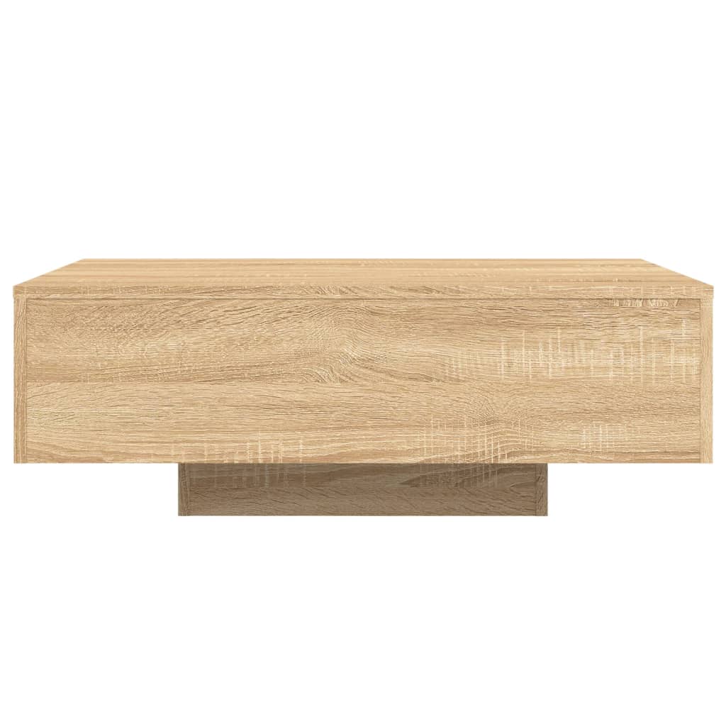 Coffee Table with LED Lights Sonoma Oak 85x55x31 cm - Bargainia.com - 8721012251953 - 836611