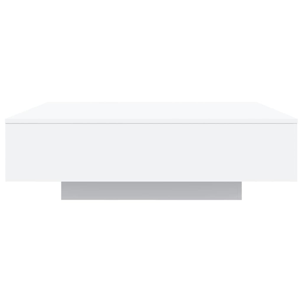 Coffee Table with LED Lights White 100x100x31 cm - Bargainia.com - 8721012251861 - 836602