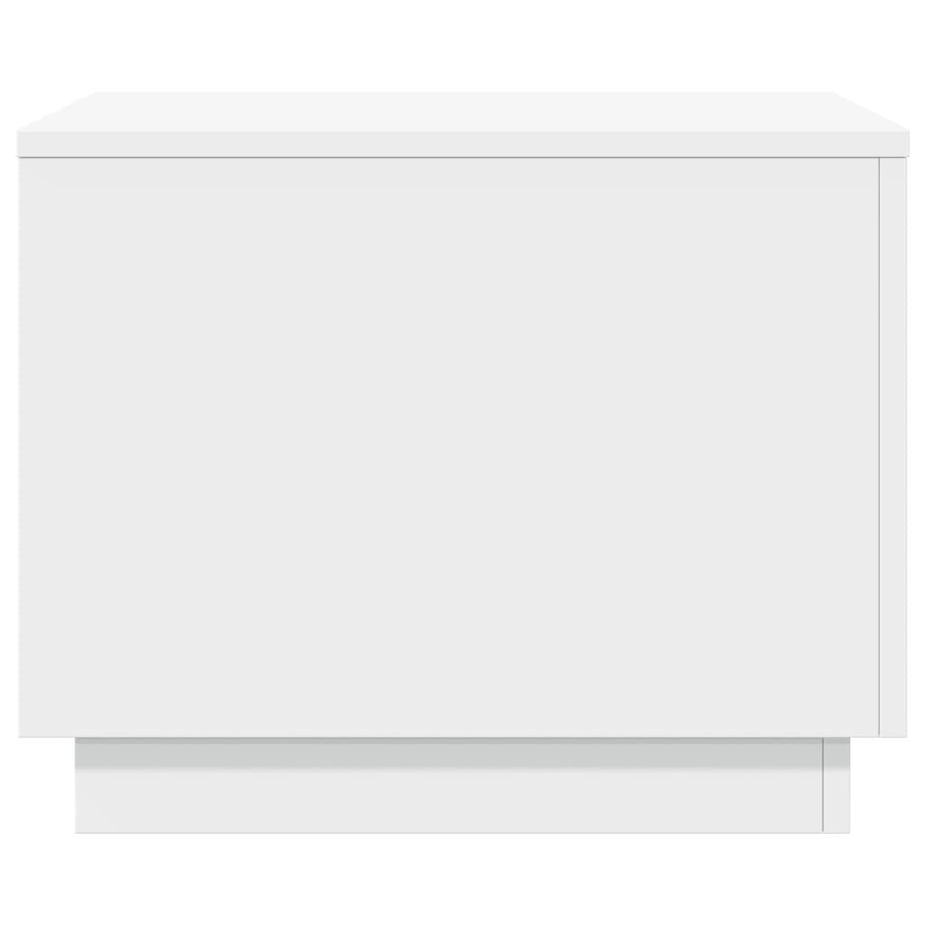 Coffee Table with LED Lights White 50x50x40 cm - Bargainia.com - 8721012466371 - 839868