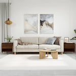 Coffee Tables 2 pcs Brown Oak 50x46x50 cm Engineered Wood - Bargainia.com - 