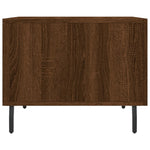 Coffee Tables 2 pcs Brown Oak 50x50x40 cm Engineered Wood - Bargainia.com - 