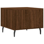 Coffee Tables 2 pcs Brown Oak 50x50x40 cm Engineered Wood - Bargainia.com - 