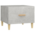 Coffee Tables 2 pcs Concrete Grey 50x50x40 cm Engineered Wood - Bargainia.com - 