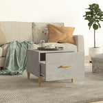 Coffee Tables 2 pcs Concrete Grey 50x50x40 cm Engineered Wood - Bargainia.com - 