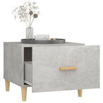 Coffee Tables 2 pcs Concrete Grey 50x50x40 cm Engineered Wood - Bargainia.com - 