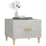 Coffee Tables 2 pcs Concrete Grey 50x50x40 cm Engineered Wood - Bargainia.com - 