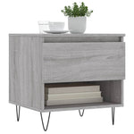 Coffee Tables 2 pcs Grey Sonoma 50x46x50 cm Engineered Wood - Bargainia.com - 