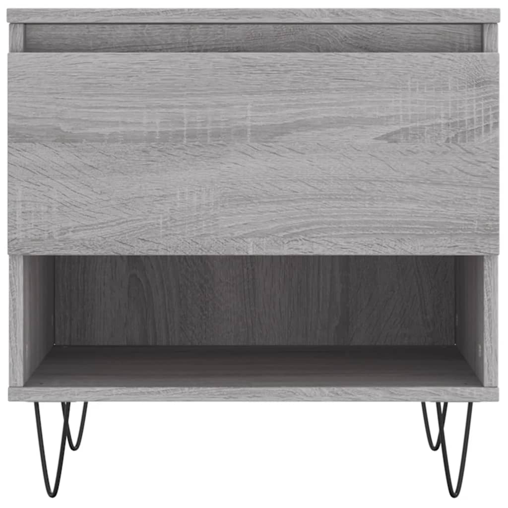 Coffee Tables 2 pcs Grey Sonoma 50x46x50 cm Engineered Wood - Bargainia.com - 