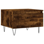 Coffee Tables 2 pcs Smoked Oak 50x46x35 cm Engineered Wood - Bargainia.com - 